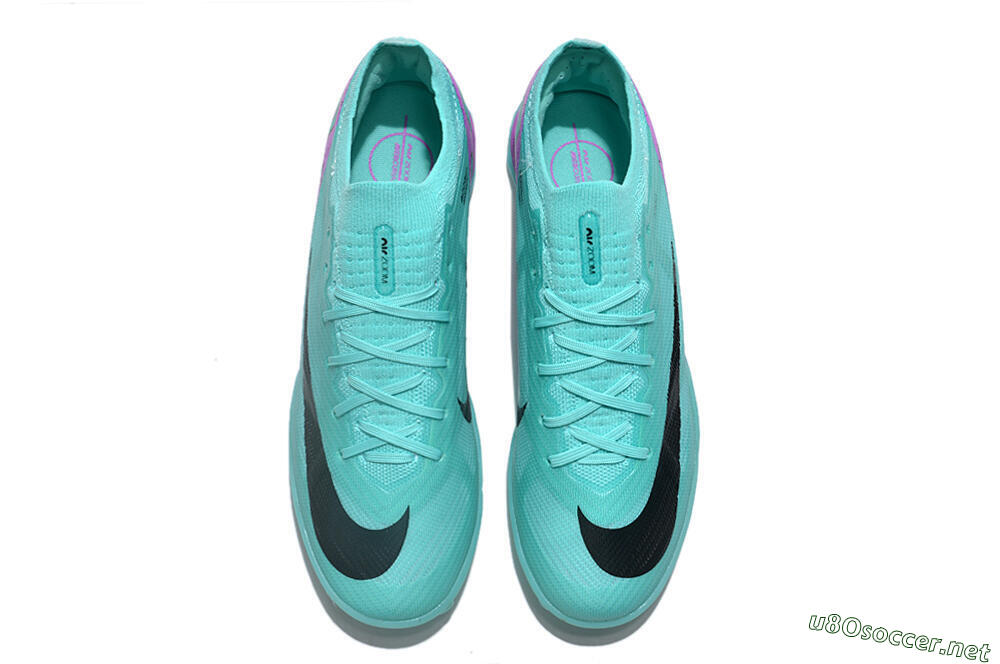 Unisex Nike Air Zoom Mercurial Vapor 15 Elite TF Football Shoes - Blue/Black/Purple 4