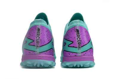 Unisex Nike Air Zoom Mercurial Vapor 15 Elite TF Football Shoes - Blue/Black/Purple