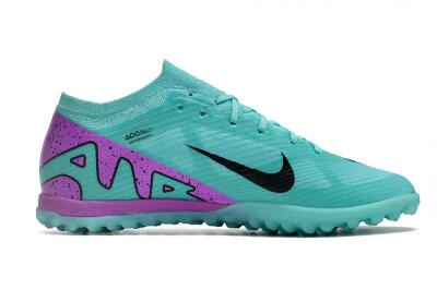 Unisex Nike Air Zoom Mercurial Vapor 15 Elite TF Football Shoes - Blue/Black/Purple