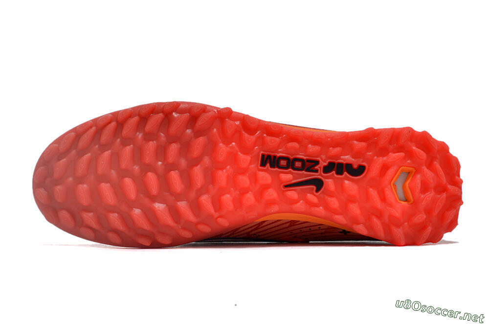 Unisex Nike Air Zoom Mercurial Vapor 15 Elite TF Football Shoes - Red/White/Black 6