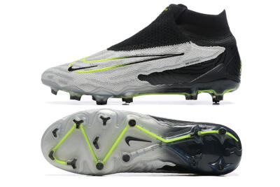 Men's Nike Phantom GX Elite DF FG Football Boots - Grey/Black/Yellow