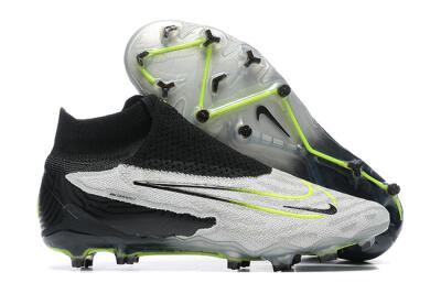 Men's Nike Phantom GX Elite DF FG Football Boots - Grey/Black/Yellow