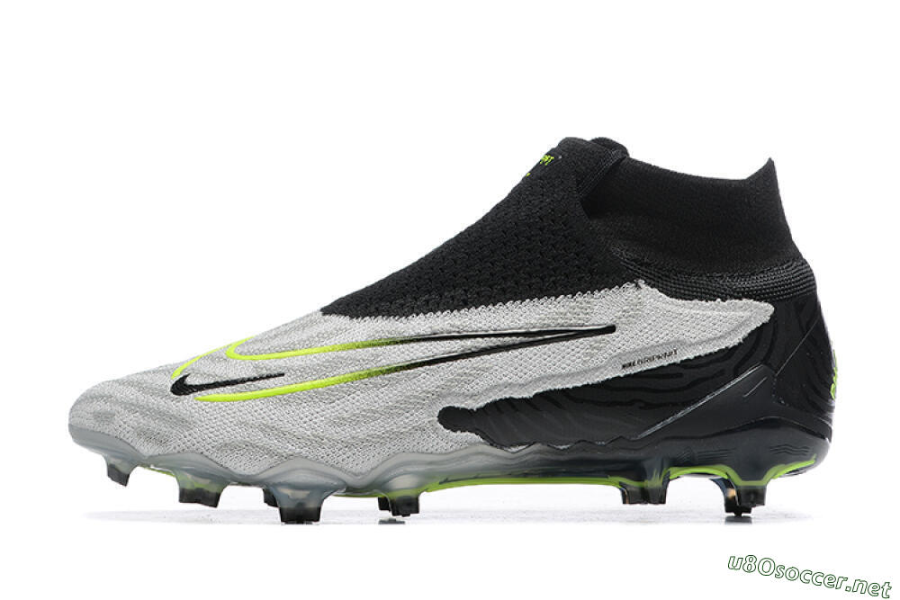 Men's Nike Phantom GX Elite DF FG Football Boots - Grey/Black/Yellow 0