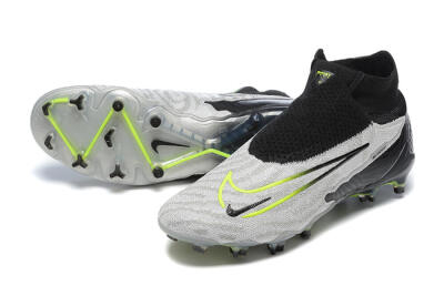 Men's Nike Phantom GX Elite DF FG Football Boots - Grey/Black/Yellow