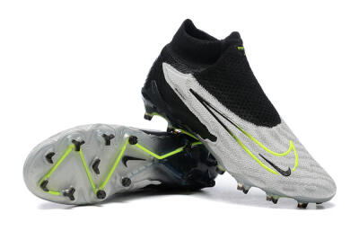 Men's Nike Phantom GX Elite DF FG Football Boots - Grey/Black/Yellow