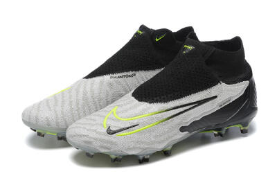 Men's Nike Phantom GX Elite DF FG Football Boots - Grey/Black/Yellow