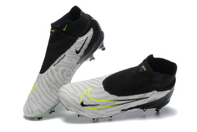 Men's Nike Phantom GX Elite DF FG Football Boots - Grey/Black/Yellow