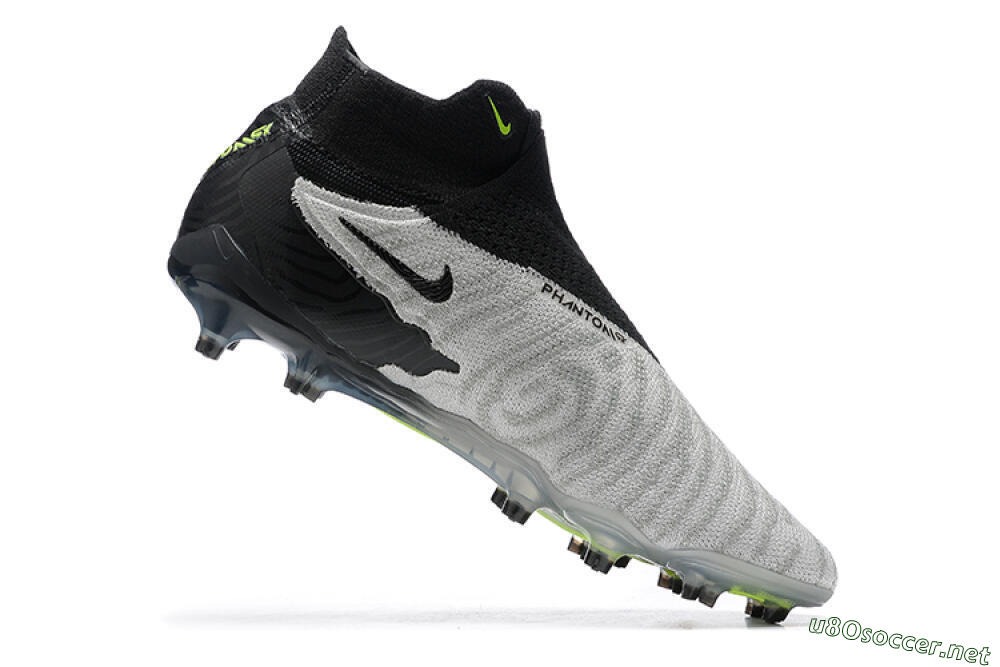 Men's Nike Phantom GX Elite DF FG Football Boots - Grey/Black/Yellow 7