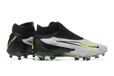 Men's Nike Phantom GX Elite DF FG Football Boots - Grey/Black/Yellow