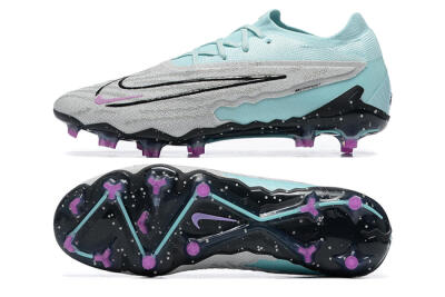 Men's Nike Phantom GX Elite FG Football Boots - Grey/Blue/Black