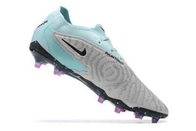 Men's Nike Phantom GX Elite FG Football Boots - Grey/Blue/Black
