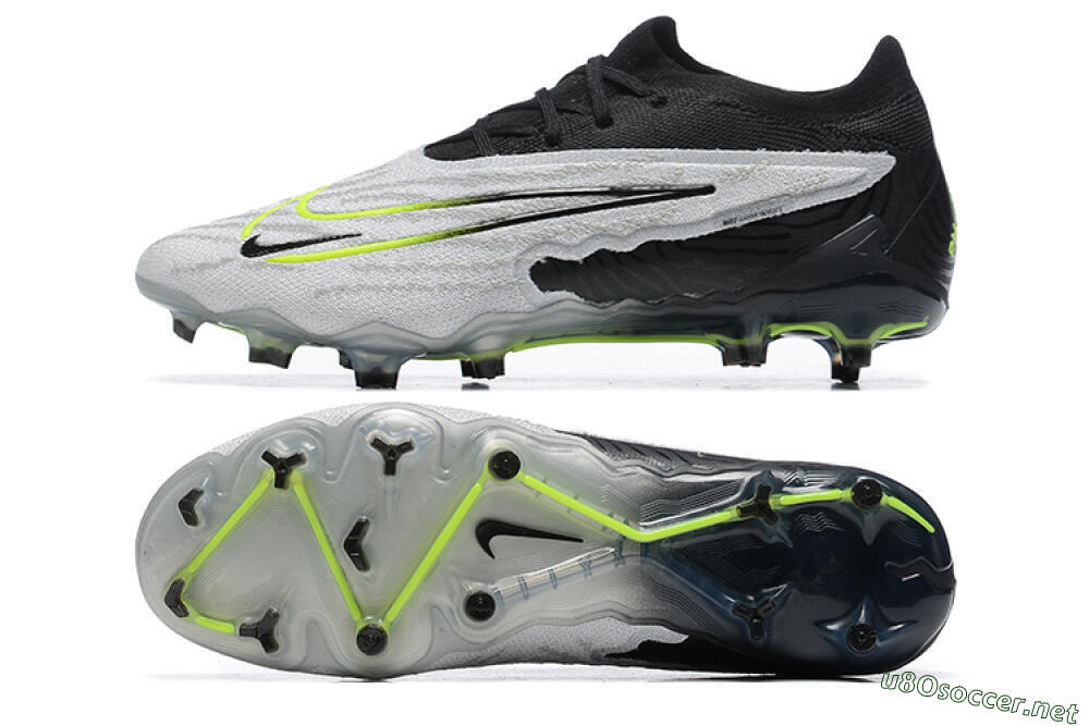 Men's Nike Phantom GX Elite FG Football Boots - Grey/Black/Yellow 1