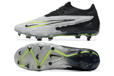 Men's Nike Phantom GX Elite FG Football Boots - Grey/Black/Yellow