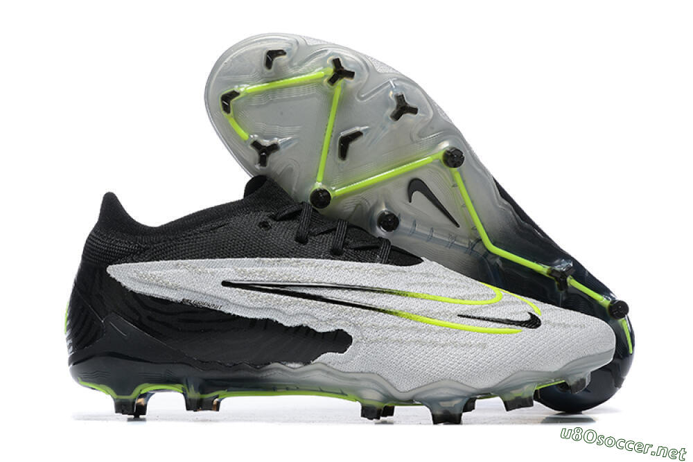 Men's Nike Phantom GX Elite FG Football Boots - Grey/Black/Yellow 2