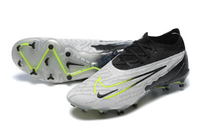 Men's Nike Phantom GX Elite FG Football Boots - Grey/Black/Yellow