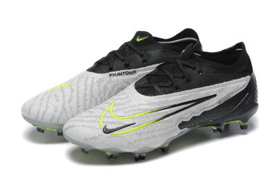 Men's Nike Phantom GX Elite FG Football Boots - Grey/Black/Yellow