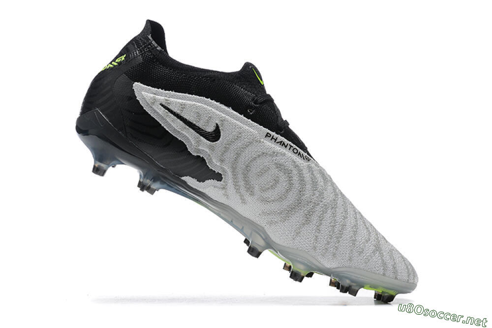 Men's Nike Phantom GX Elite FG Football Boots - Grey/Black/Yellow 7