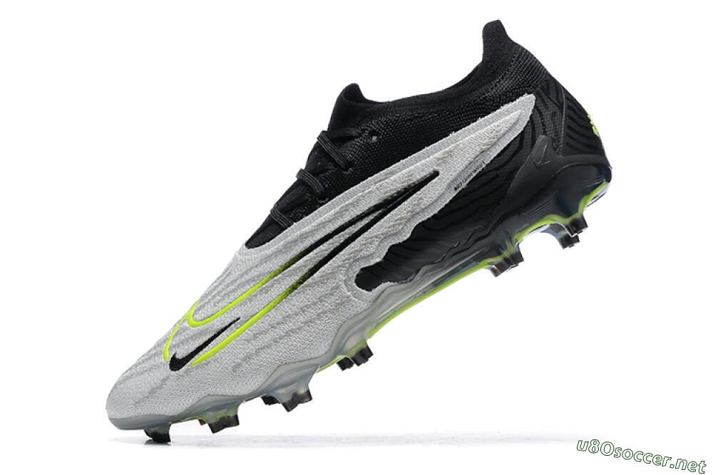 Men's Nike Phantom GX Elite FG Football Boots - Grey/Black/Yellow 8