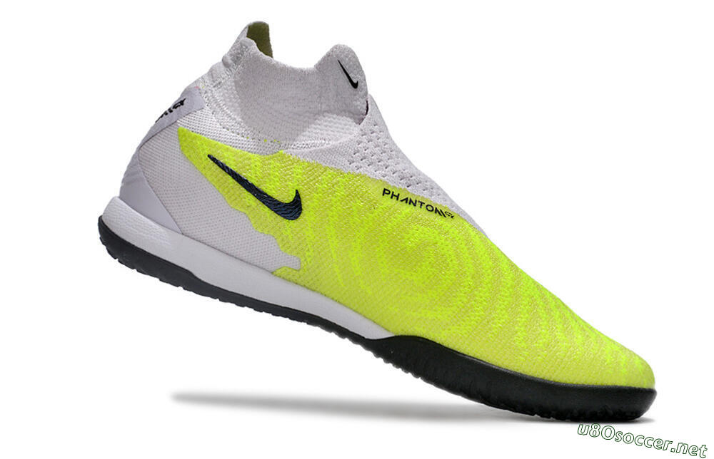 Men's Nike Phantom GX Elite DF IC Football Shoes - Yellow/Grey/Red/Black 4
