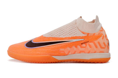 Men's Nike Phantom GX Elite DF IC Football Shoes - Pink/Black/Purple