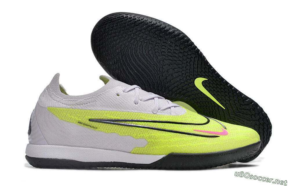 Men's Nike Phantom GX Elite IC Football Shoes - Yellow/Grey/Red/Black 2