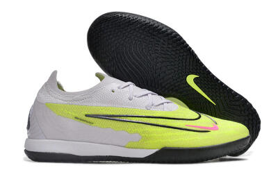 Men's Nike Phantom GX Elite IC Football Shoes - Yellow/Grey/Red/Black