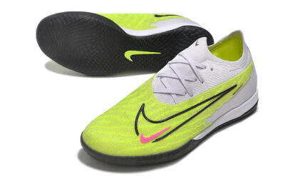 Men's Nike Phantom GX Elite IC Football Shoes - Yellow/Grey/Red/Black