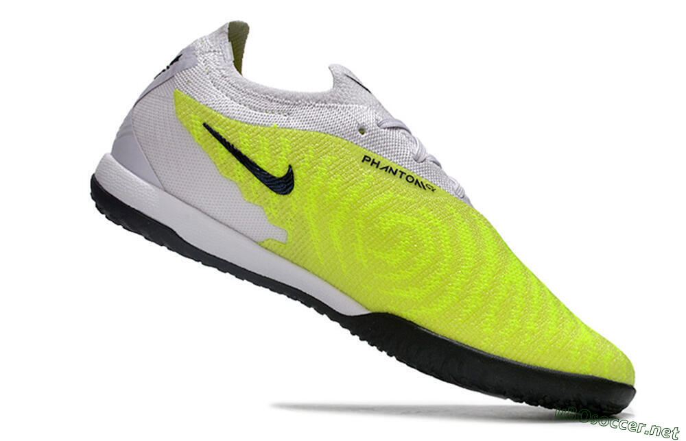 Men's Nike Phantom GX Elite IC Football Shoes - Yellow/Grey/Red/Black 4