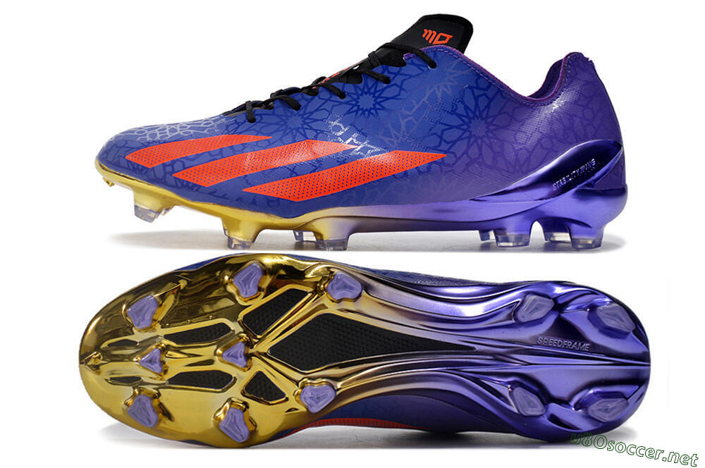 Men's Adidas X Crazyfast.1 FG Football Boots - Blue/Purple/Red 1