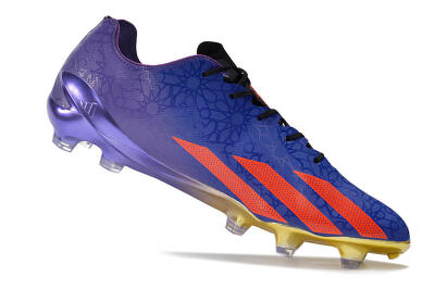 Men's Adidas X Crazyfast.1 FG Football Boots - Blue/Purple/Red