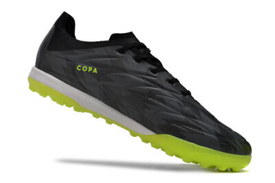 Men's Adidas Copa Pure.3 TF Football Shoes - Black/Yellow/White