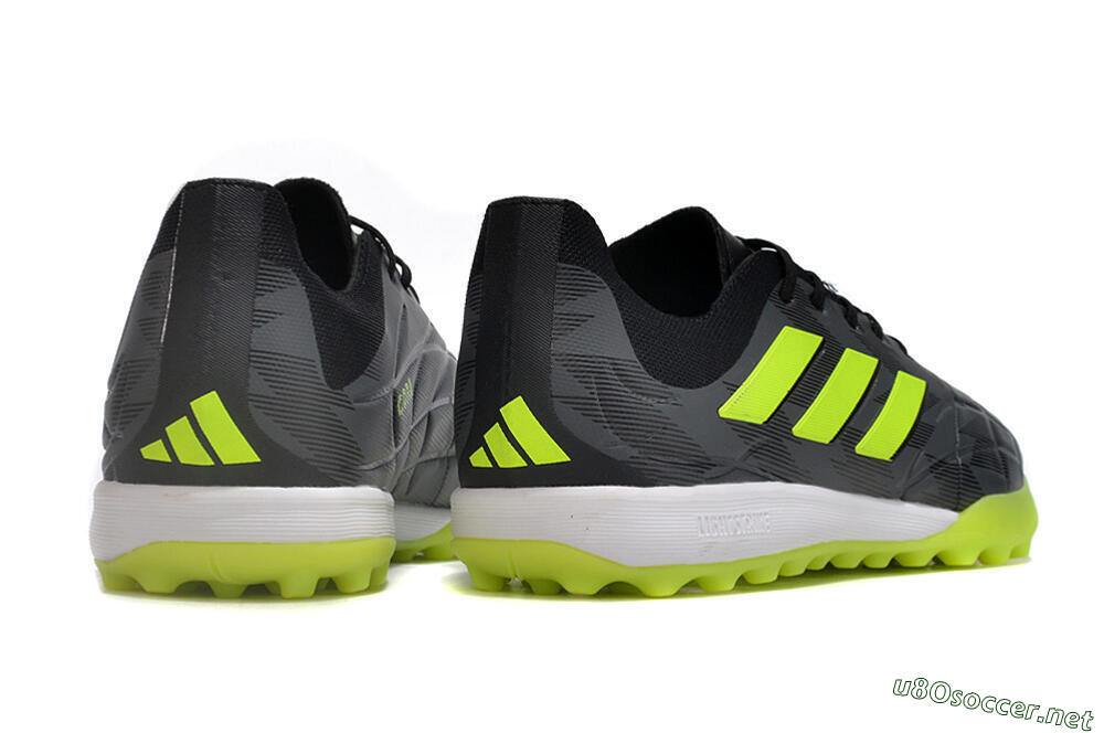 Men's Adidas Copa Pure.3 TF Football Shoes - Black/Yellow/White 6