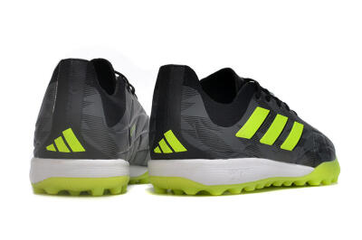 Men's Adidas Copa Pure.3 TF Football Shoes - Black/Yellow/White