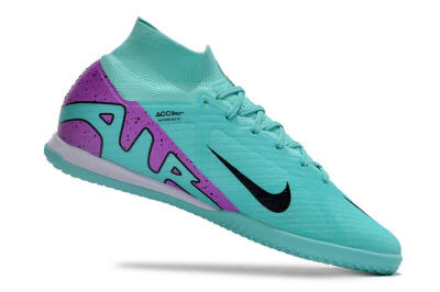 Men's Nike Air Zoom Mercurial Superfly 9 Elite IC Football Shoes - Blue/Purple/Black