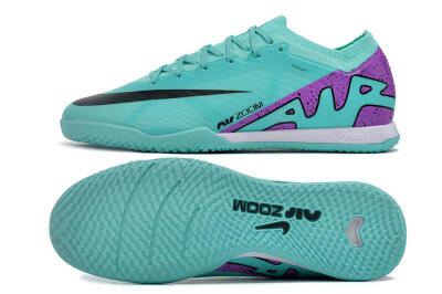 Men's Nike Air Zoom Mercurial Vapor 15 Elite IC Football Shoes - Blue/Purple/Black