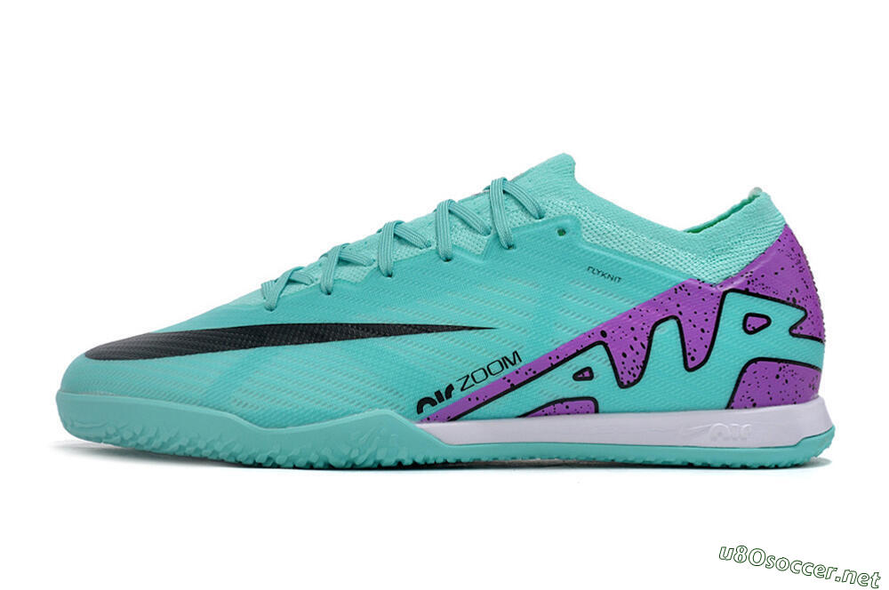 Men's Nike Air Zoom Mercurial Vapor 15 Elite IC Football Shoes - Blue/Purple/Black 0