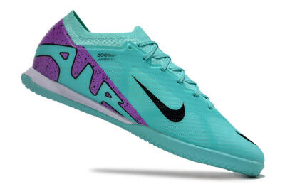 Men's Nike Air Zoom Mercurial Vapor 15 Elite IC Football Shoes - Blue/Purple/Black