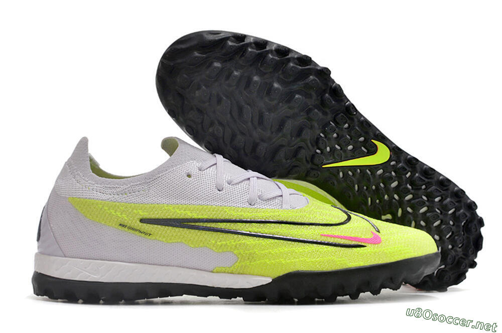Men's Nike Phantom GX Elite TF Football Shoes - Green/Blue/White 2