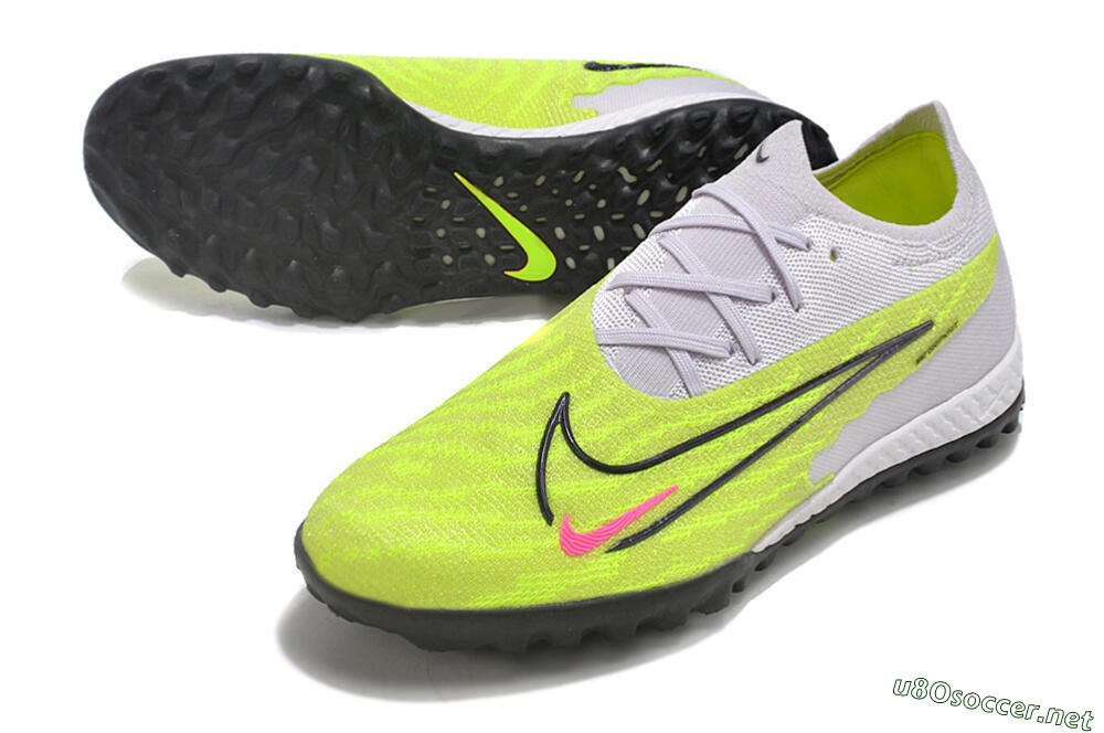 Men's Nike Phantom GX Elite TF Football Shoes - Green/Blue/White 3