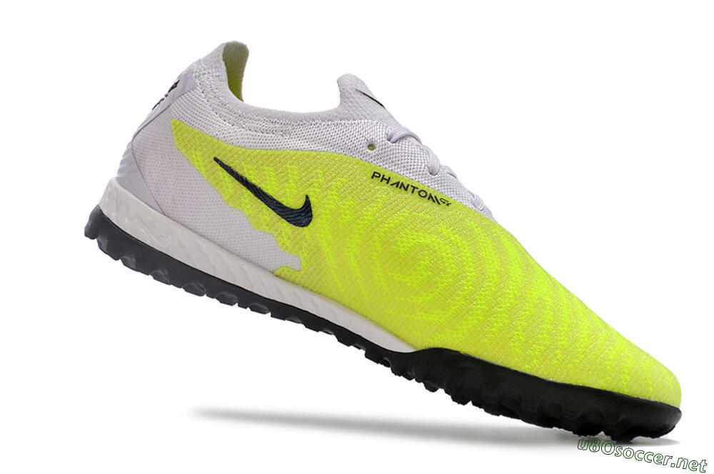 Men's Nike Phantom GX Elite TF Football Shoes - Green/Blue/White 4