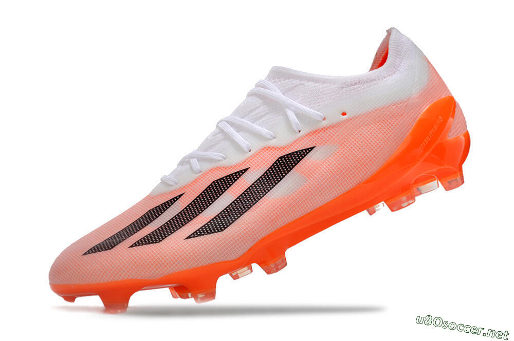 Men's Adidas X Crazyfast.1 FG Football Boots - White/Red/Black 5