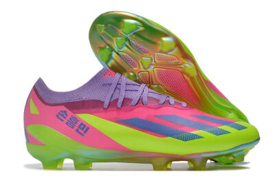 Unisex Adidas X Speedportal .1 2022 World Cup Boots FG Football Boots - Pink/Purple/Blue/Green