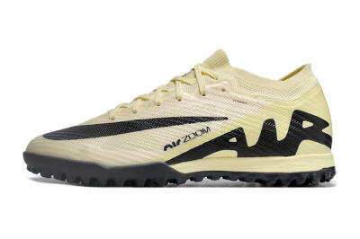 Men's Nike Air Zoom Mercurial Vapor 15 Elite TF Football Shoes - Beige/Black