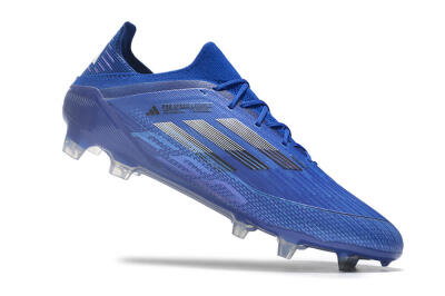 Men's Adidas F50 Adizero FG Football Boots - Blue/Silver/Black
