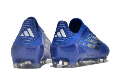Men's Adidas F50 Adizero FG Football Boots - Blue/Silver/Black