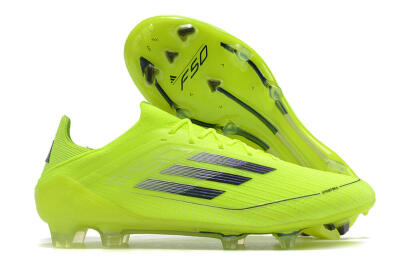 Men's Adidas F50 Adizero FG Football Boots - Yellow/Black