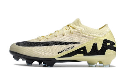 Men's Nike Air Zoom Mercurial Vapor 15 Elite FG Football Boots - White/Black/Beige