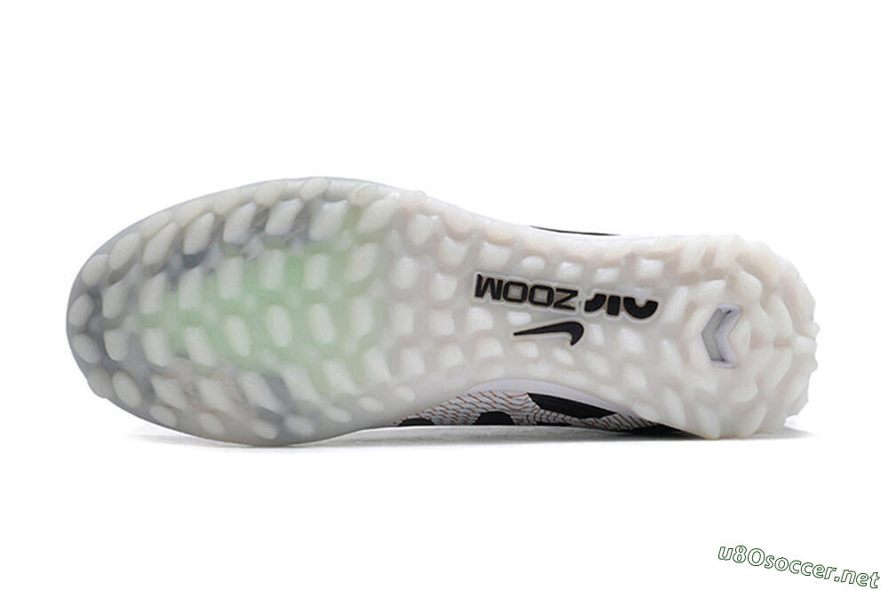 Unisex Nike Air Zoom Mercurial Vapor 15 Pro TF Football Shoes - Black/Gold/White 6