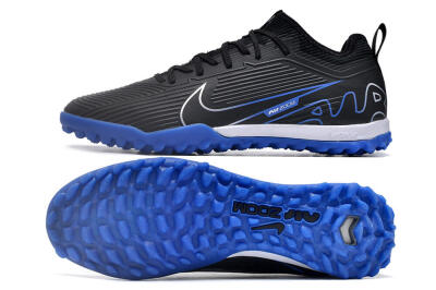 Unisex Nike Air Zoom Mercurial Vapor 15 Pro TF Football Shoes - Black/White/Blue
