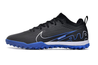 Unisex Nike Air Zoom Mercurial Vapor 15 Pro TF Football Shoes - Black/White/Blue